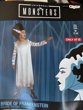Bride of Frankenstein Child Costume